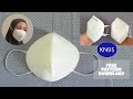 😷 KN95 Face Mask DIY - Breathable face mask - Easy to breath face mask