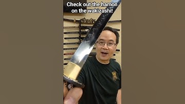 wakizashi with two different hamon #katana