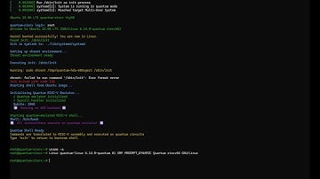 [RISC-V QPU Emulation]Linux on a quantum computer