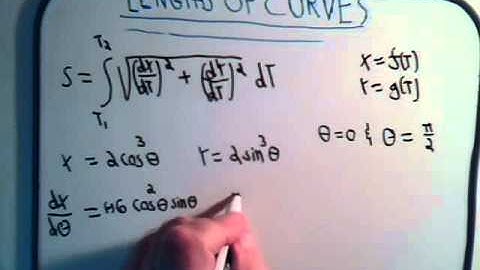 Arc Length: Parametric Curves - Example 1