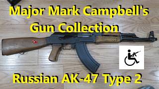 Russian AK-47 Type 2 Milled Receiver. AK47. Major Mark Campbell's gun collection