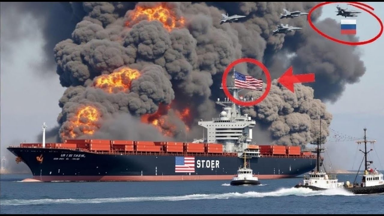 13 минут назад два американских грузовых корабля с 12 тысячами тонн топлива были уничтожены российск