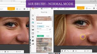 Airbrush Touchup Tool Picmonkey | Convert Rough Skin to Smooth Skin