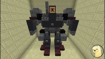 Minecraft - How To Build Transformers 5 WW2 Hot Rod Robot Mode!