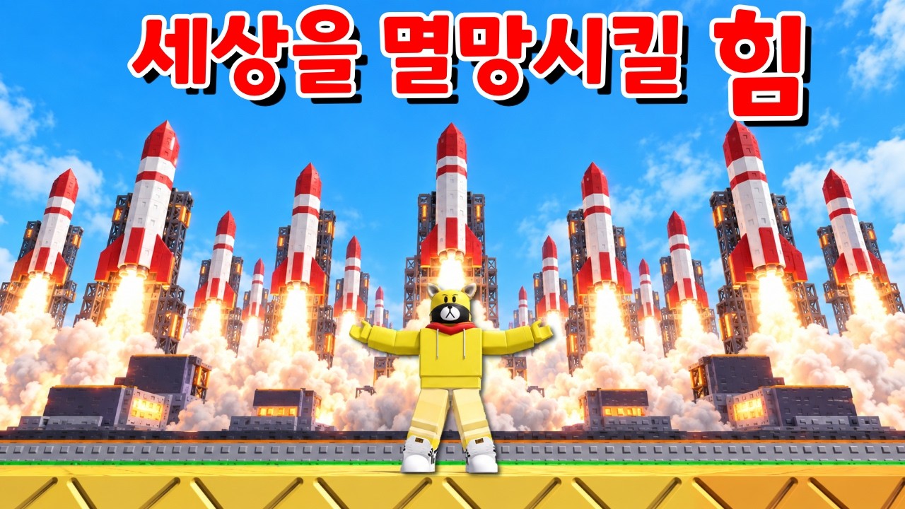 평범한 마을꾸미기에서 세계대전까지 -타키포오 로블록스 애니