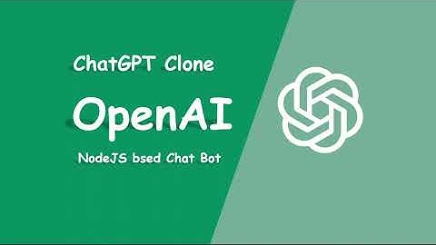 【AI】Make a NodeJS based Chat Bot with OpenAI