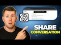 How to share a ChatGPT conversation