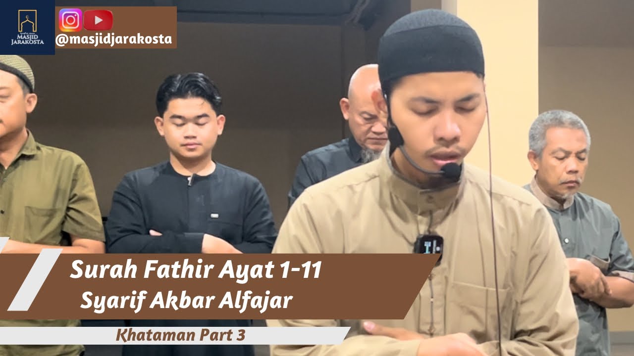 Imam Sholat Subuh | Syarif Akbar Alfajar | Surat Fathir ayat 1-11 | Imam Masjid Jarakosta #imam #fyp