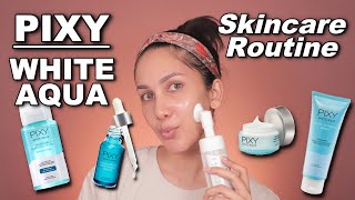 PIXY WHITE AQUA Skincare Praktek & Review