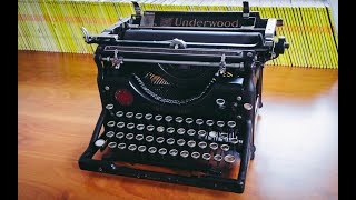 Cleaning a 100yearsold Underwood Typewriter | Relaxing Timelapse