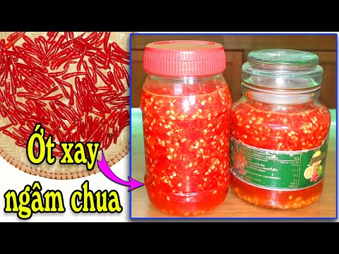 Video Công thức để có hủ Ớt xay ngâm giấm đường ngon và dùng... - YouTube