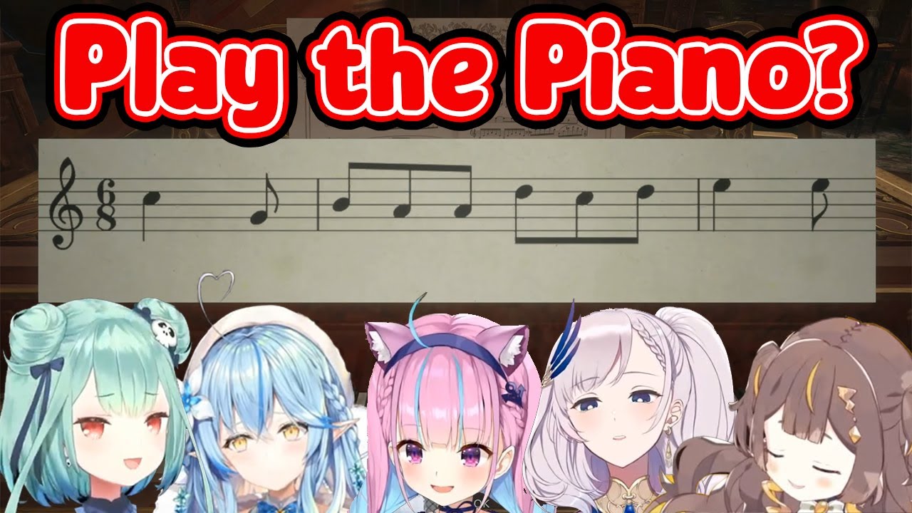 [Hololive] Everyone Use Their Piano Skill in Resident Evil 8 Village part 2 [Eng Sub]