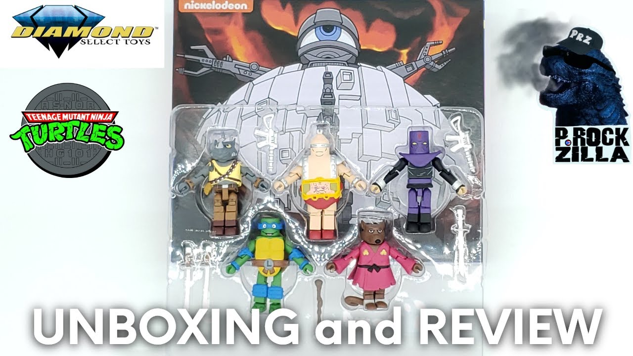 Diamond Select Toys Technodrome Deluxe Minimates Box Set | TMNT