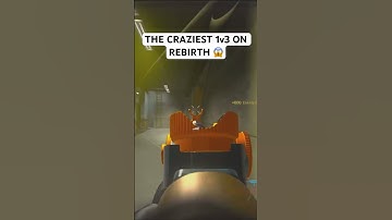 THE CRAZIEST 1v3 ON REBIRTH 😱 #shorts #warzone #callofduty #cod #blackops6 #warzone4 #bo6