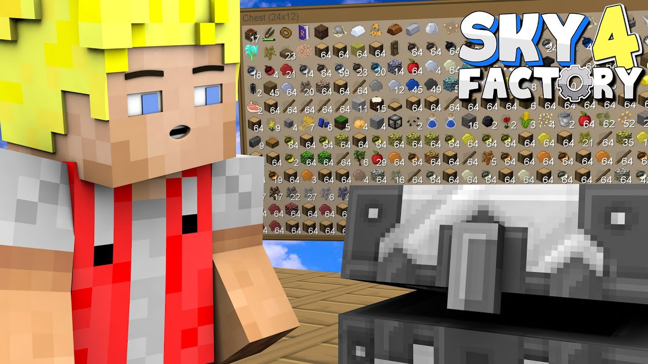 MEGA Kiste mit 288 Slots! - Minecraft Sky Factory 4 (Prestige Mode) - #10 - Deutsch hypixel skyblock redstone