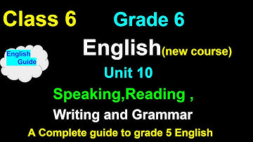 Engels klas 6/eenheid 10/gids/Engels klas 6 eenheid 10/oplossing