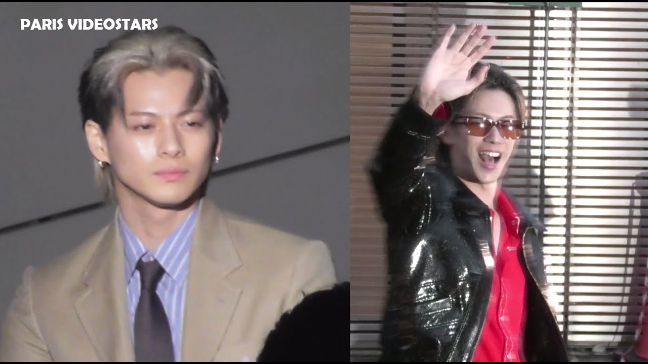 Number_i ナンバーアイ members Sho Hirano and Yuta Jinguji reunited at Paris Fashion Week january 2026