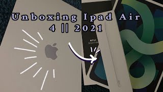 РАСПАКОВКА IPAD AIR 2020 + APPLE PENCIL 2 ПОКОЛЕНИЕ  iPad Air 4