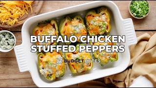 Buffalo Chicken Stuffed Peppers