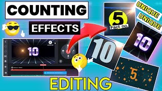 How To Make Counting Effects For Fact Channel । counting effects for fact video 👌