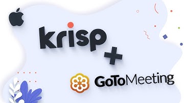 How to Remove Background Noise in GoToMeeting with Krisp [Mac]