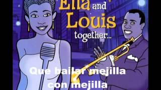 Louis Armstrong & Ella Fitzgerald   Cheek to Cheek Subtitulado chords