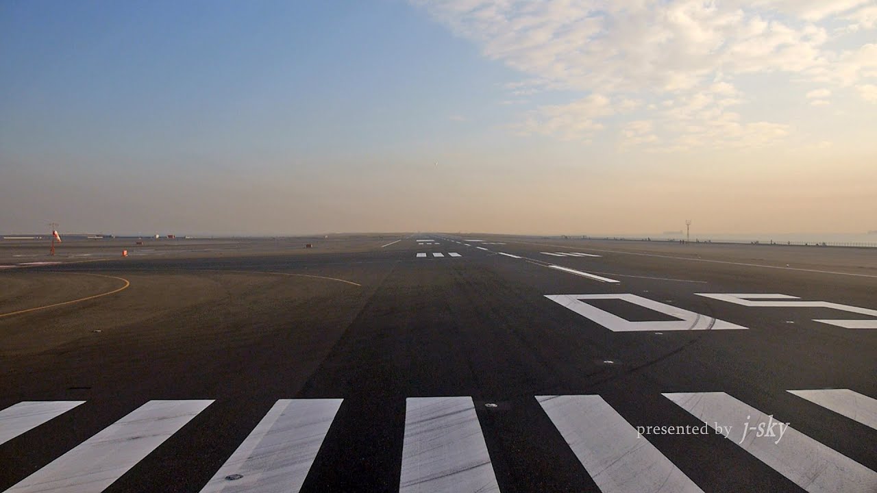 Haneda Airport D Runway Takeoff 羽田空港d滑走路 機内から見た離陸シーン スターフライヤー Youtube