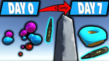 1 Week Progress In Unity 3D Game Engine Day-0 to Day-7 #unity #unity3d #unity3dGameEngine