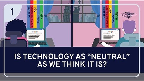 PHILOSOPHY - EMERGING TECHNOLOGIES 1: Is Technology as “Neutral” as We Think It Is?