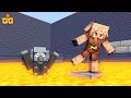 Monster School : FLOOR IS LAVA Challenge 4  - Minecraft Animation