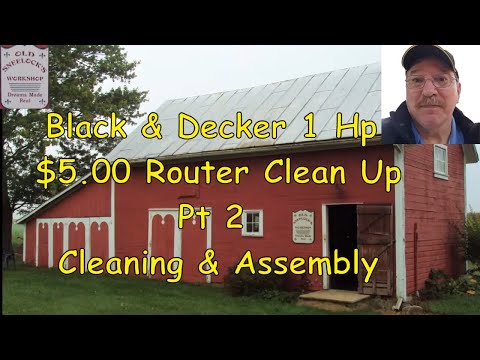 How I fixed my Black & Decker KW900E router with my hair!, iPhone, router