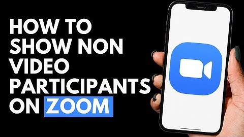 How To Show Non-Video Participants on Zoom on Android Phone | Zoom Tutorial