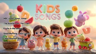 Kids Songs Collection | ABC Jump + Animal Train + Fruits Song + Morning Song + Starfish Shine