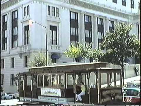 VHS San Francisco Cable Car Tourist In September 1997 
