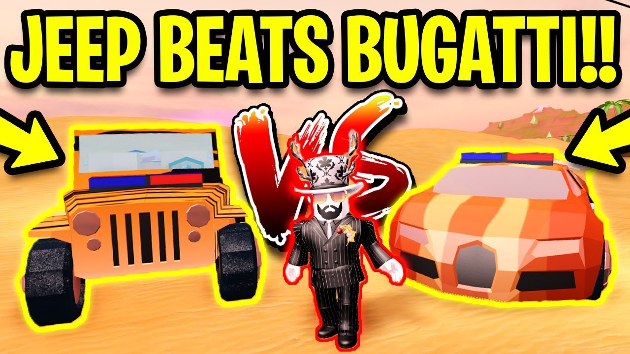The Military Jeep Is Faster Than The Bugatti Jailbreak Speed - roblox welcome to bloxburg cars roblox free yellow hair