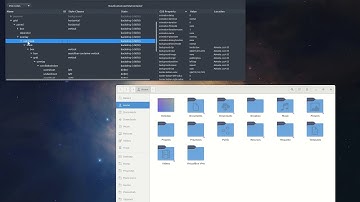 The GTK+ Inspector, select items