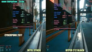 Intel Stock Cooler Vs Hyper 212 Black Edition 11700