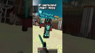 BEST Server for Minecraft PVP... #shorts