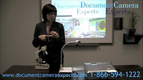 Connecting an Elmo TT-02s document camera to a microscope