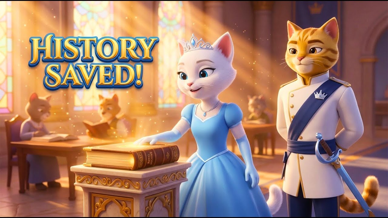 Princess Ayla vs King Meowzar | Stolen Royal Archive Book Heist (Cinematic 3D Cat Animation Story)
