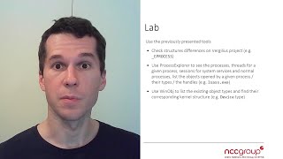 Arch2821 Windows Kernel Internals 2: 01 2 Lab Userland Tooling