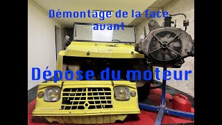 On Commence le Démontage de la citroen Méhari