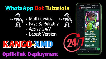 Create WhatsApp Bot KANGO-XMD | How to deploy WhatsApp Bot | Autoviewstatus, Music Downloader