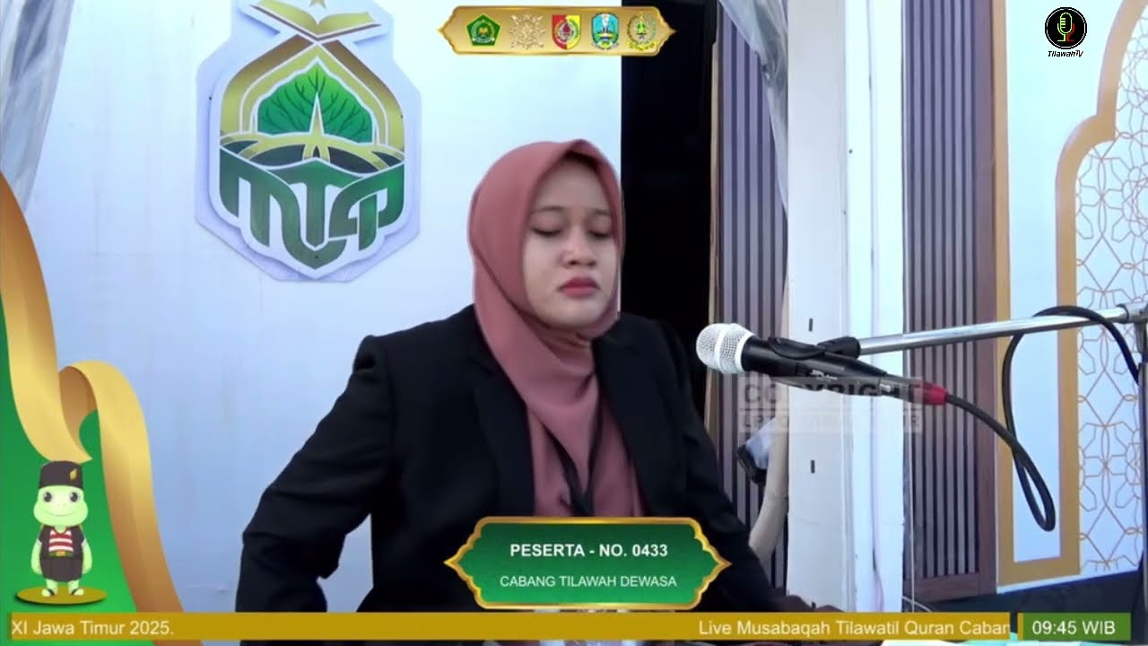 (JUARA 1 FINAL TILAWAH DEWASA)ALFINA RAHMA MAWTDAH‼️MTQ PROV. JATIM 2025 #mtqprovinsijatim2025