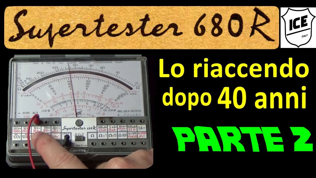 0823: Come funziona il Supertester ICE 680R? - YouTube