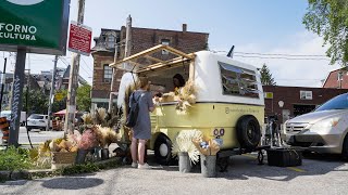 Sunday Love Flowers is Toronto's mobile flower shop trailer