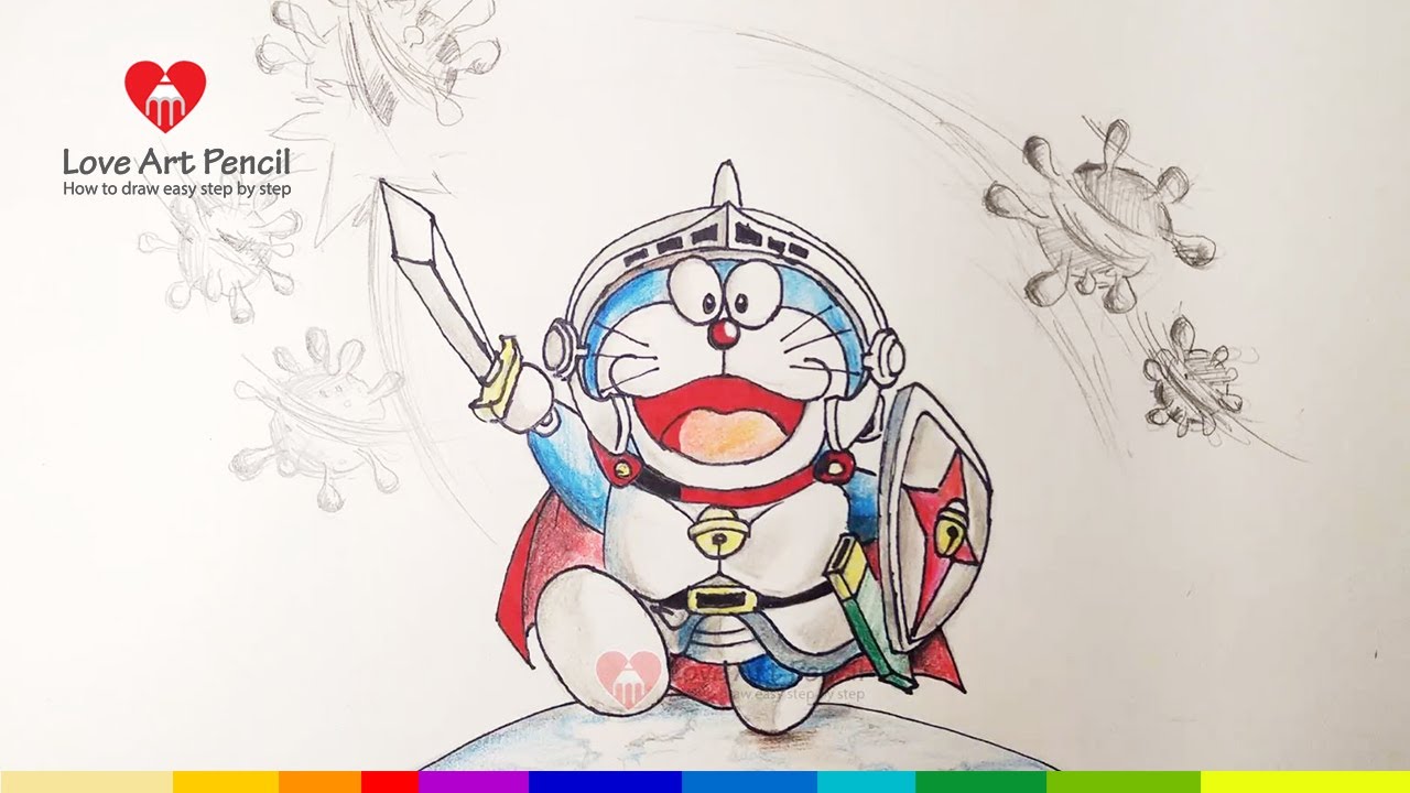 How to Draw Doraemon from Nobita's Treasure Island - Easy - Draw Along -  Step by Step - YouTube