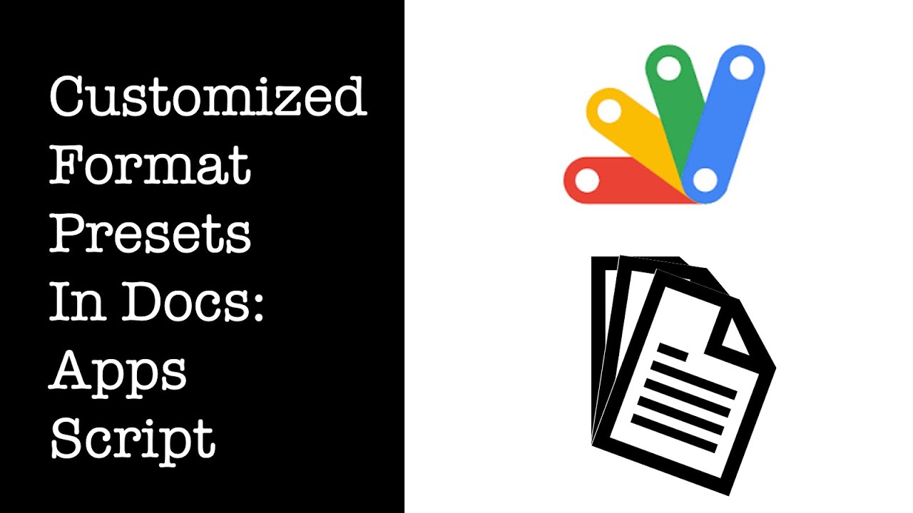 How To Create CUSTOM Formatting Presets in Docs - YouTube