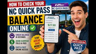How to check your NC Quick Pass balance online
