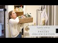 Organize with me! Pantry Organization & Declutter Video